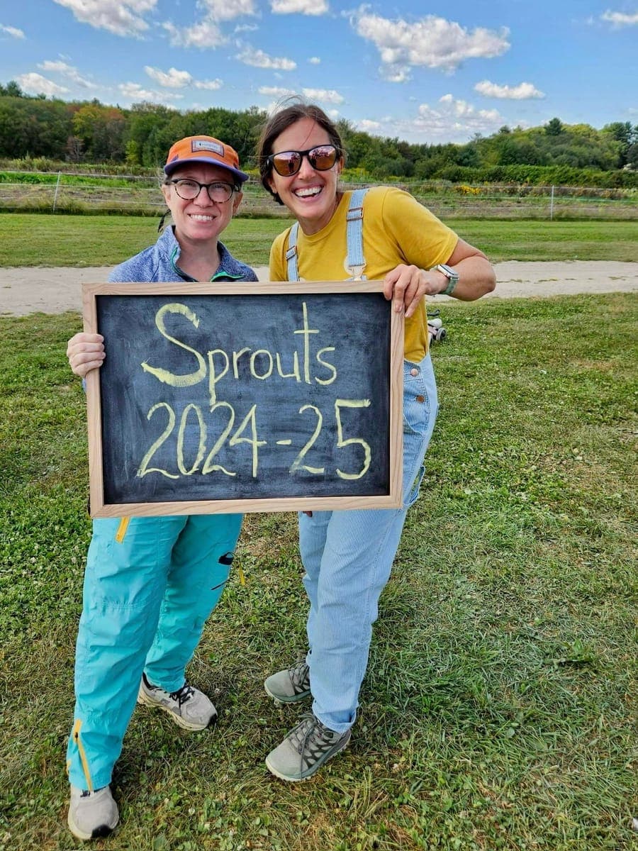 Children at Sprouts Farm and Forest Learning